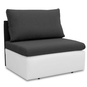 Sofa jednoosobowa Toledo Grafitowy/Biały 192033