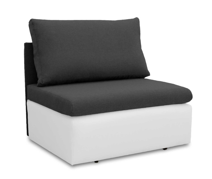 Sofa jednoosobowa Toledo Grafitowy/Biały 192033