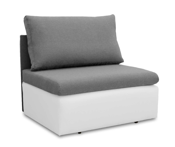 Sofa jednoosobowa Toledo Szary/Biały 192024