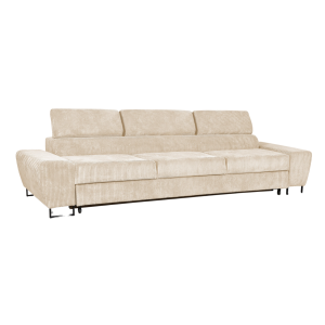 Sofa kanapa 3 os rozkładana z f. spania Savio Family meble beżowy sztruks 519910 Sofa kanapa 3 os rozkładana z f. spania Savio Family meble beżowy sztruks 519910