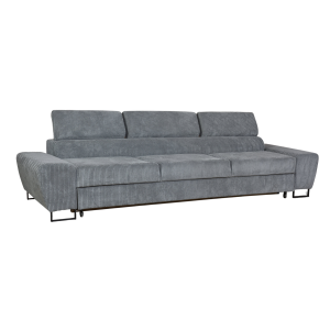 Sofa kanapa 3 os rozkładana z f. spania Savio Family meble szary sztruks 519913 Sofa kanapa 3 os rozkładana z f. spania Savio Family meble szary sztruks 519913