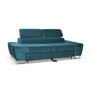 Sofa kanapa Bosso salon Family meble niebieski welur reg zagłówek 519901 Sofa kanapa Bosso salon Family meble niebieski welur reg zagłówek 519901