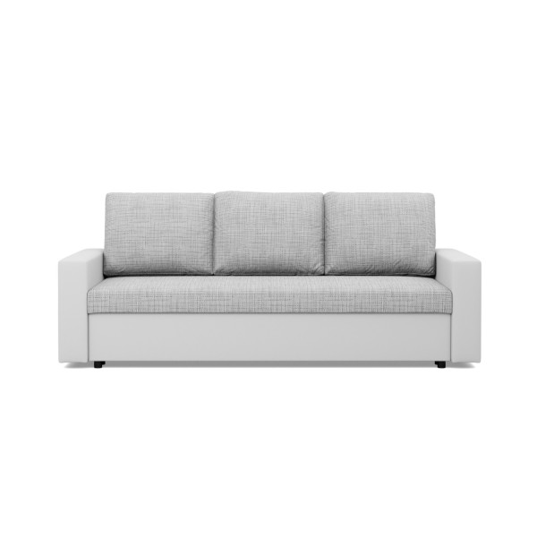SOFA KANAPA do salonu z funkcją spania – biała szara 323041