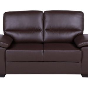Sofa kanapa dwuosobowa ekoskóra brązowa 81536 Sofa kanapa dwuosobowa ekoskóra brązowa 81536