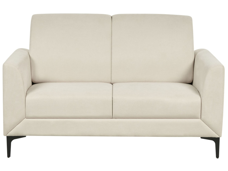 Sofa kanapa dwuosobowa tapicerowana beżowa 189474