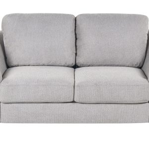 Sofa kanapa dwuosobowa tapicerowana szara 190686 Sofa kanapa dwuosobowa tapicerowana szara 190686