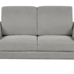 Sofa kanapa dwuosobowa tapicerowana szara 189467 Sofa kanapa dwuosobowa tapicerowana szara 189467