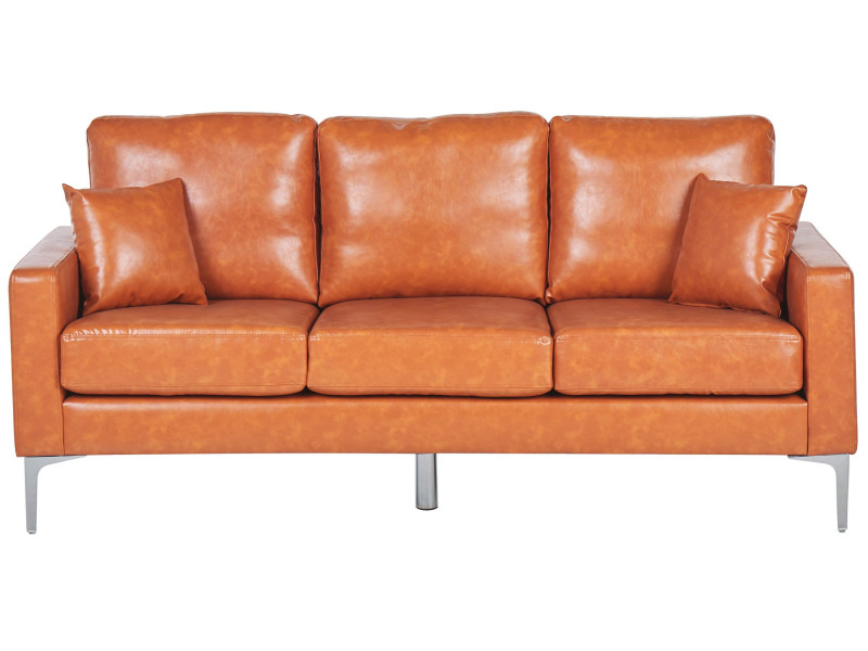 Sofa kanapa ekoskóra brązowa 115302
