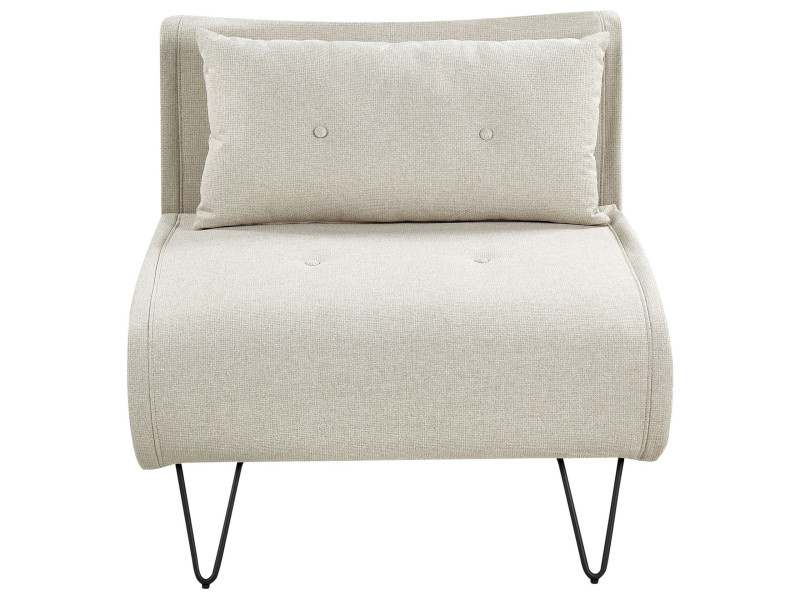 Sofa kanapa jednoosobowa jasnobeżowa 451705
