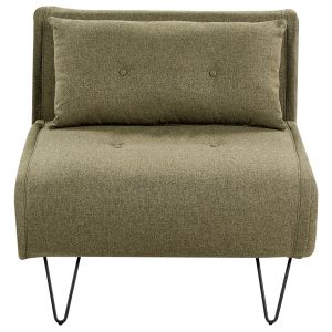 Sofa kanapa jednoosobowa oliwkowa 451706 Sofa kanapa jednoosobowa oliwkowa 451706