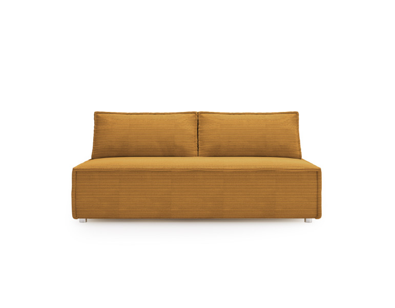 Sofa Kanapa LUNA z funkcją spania kolor musztardowa 823264
