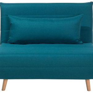 Sofa kanapa rozkładana 1 osobowa niebieska 191030 Sofa kanapa rozkładana 1 osobowa niebieska 191030
