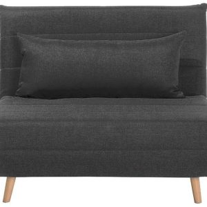 Sofa kanapa rozkładana 1 osobowa szara 191021 Sofa kanapa rozkładana 1 osobowa szara 191021