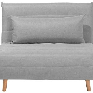 Sofa kanapa rozkładana 1 osobowa szara 191011 Sofa kanapa rozkładana 1 osobowa szara 191011