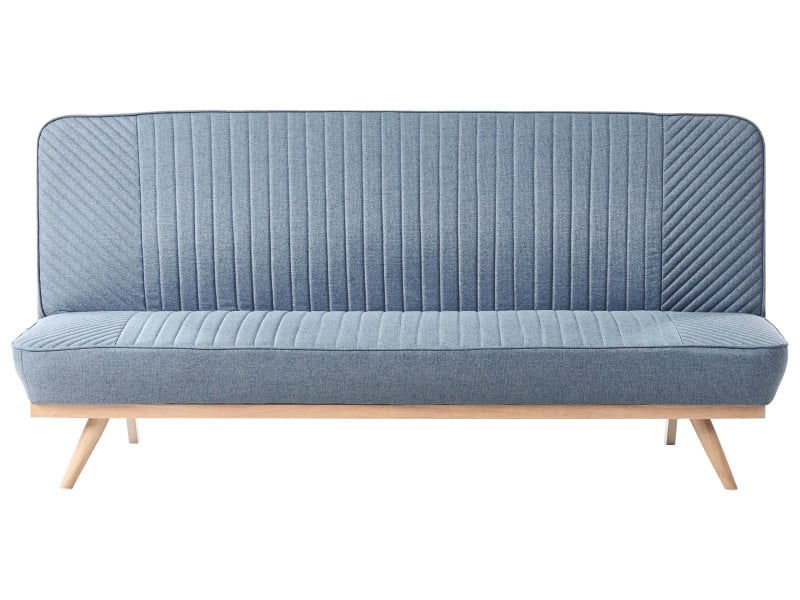 Sofa kanapa rozkładana 2-osobowa niebieska 783172