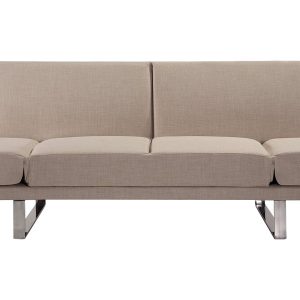 Sofa kanapa rozkładana 3-osobowa beżowa 65876 Sofa kanapa rozkładana 3-osobowa beżowa 65876