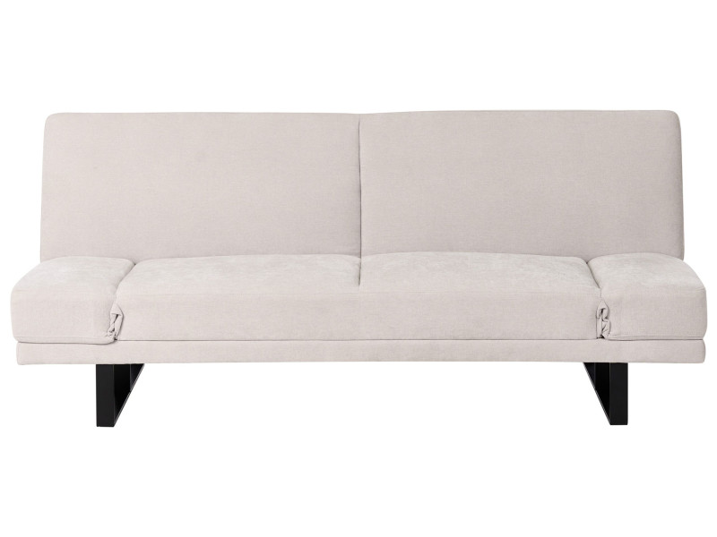 Sofa kanapa rozkładana 3-osobowa beżowa 783266