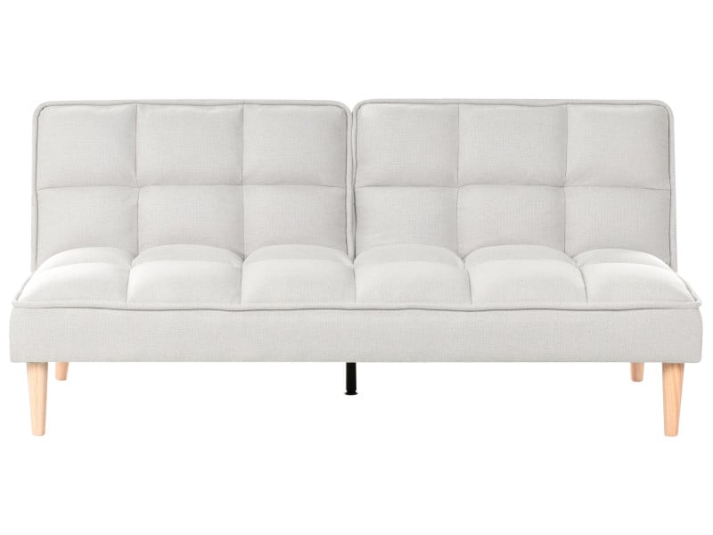 Sofa kanapa rozkładana 3-osobowa beżowa 597785
