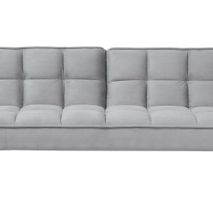 Sofa kanapa rozkładana 3-osobowa jasnoszara 124113 Sofa kanapa rozkładana 3-osobowa jasnoszara 124113