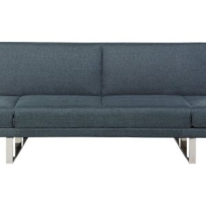 Sofa kanapa rozkładana 3-osobowa niebieska 124058 Sofa kanapa rozkładana 3-osobowa niebieska 124058