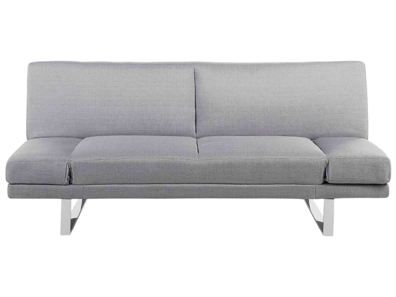 Sofa kanapa rozkładana 3-osobowa szara 124072