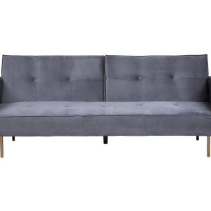Sofa kanapa rozkładana 3-osobowa szara 124096 Sofa kanapa rozkładana 3-osobowa szara 124096