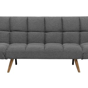 Sofa kanapa rozkładana tapicerowana szara 124100 Sofa kanapa rozkładana tapicerowana szara 124100