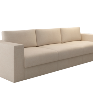 Sofa Kanapa Rozkładana Trzyosobowa Pojemnik LIFE Beżowa z Funkcją Spania 777295 Sofa Kanapa Rozkładana Trzyosobowa Pojemnik LIFE Beżowa z Funkcją Spania 777295