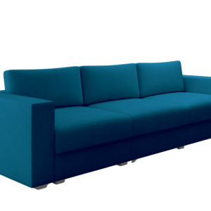 Sofa Kanapa Rozkładana Trzyosobowa Pojemnik LIFE Granatowa z Funkcją Spania 775178 Sofa Kanapa Rozkładana Trzyosobowa Pojemnik LIFE Granatowa z Funkcją Spania 775178