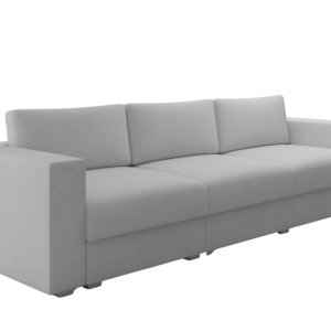Sofa Kanapa Rozkładana Trzyosobowa Pojemnik LIFE Szara z Funkcją Spania 775179 Sofa Kanapa Rozkładana Trzyosobowa Pojemnik LIFE Szara z Funkcją Spania 775179