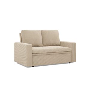 SOFA KANAPA rozkładana z funkcją spania beżowa 309026 SOFA KANAPA rozkładana z funkcją spania beżowa 309026