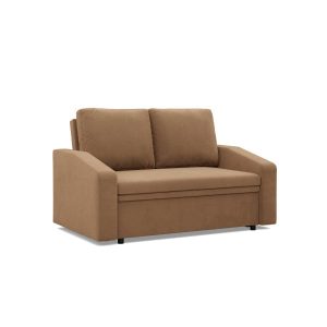 SOFA KANAPA rozkładana z funkcją spania brązowa 309019 SOFA KANAPA rozkładana z funkcją spania brązowa 309019