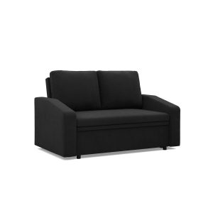 SOFA KANAPA rozkładana z funkcją spania czarna 309009 SOFA KANAPA rozkładana z funkcją spania czarna 309009