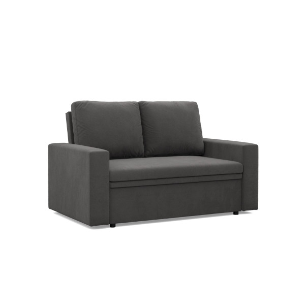 SOFA KANAPA rozkładana z funkcją spania do salonu szara 309038