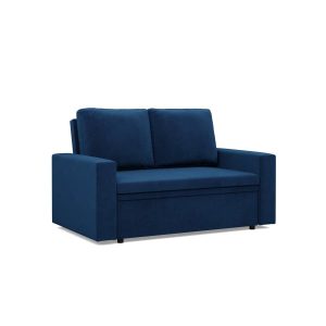 SOFA KANAPA rozkładana z funkcją spania granatowa 309018 SOFA KANAPA rozkładana z funkcją spania granatowa 309018