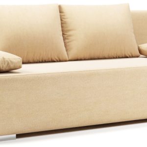 Sofa Kanapa Rozkładana z Funkcją Spania i Pojemnikiem Italia Beżowa 702030 Sofa Kanapa Rozkładana z Funkcją Spania i Pojemnikiem Italia Beżowa 702030