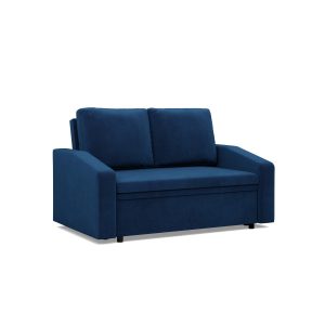SOFA KANAPA rozkładana z funkcją spania niebieska 309016 SOFA KANAPA rozkładana z funkcją spania niebieska 309016