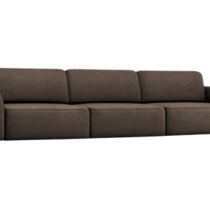 Sofa Kanapa Rozkładana z Funkcją Spania Pięcioosobowa KOMA Brązowa 814975 Sofa Kanapa Rozkładana z Funkcją Spania Pięcioosobowa KOMA Brązowa 814975