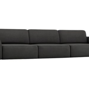 Sofa Kanapa Rozkładana z Funkcją Spania Pięcioosobowa KOMA Czarna 805162 Sofa Kanapa Rozkładana z Funkcją Spania Pięcioosobowa KOMA Czarna 805162
