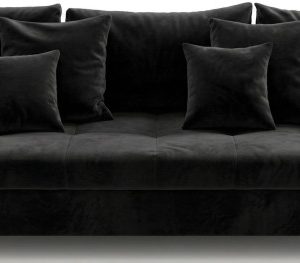 Sofa Kanapa Rozkładana z Funkcją Spania + Pojemnik do Salonu Magic Czarna 960054 Sofa Kanapa Rozkładana z Funkcją Spania + Pojemnik do Salonu Magic Czarna 960054