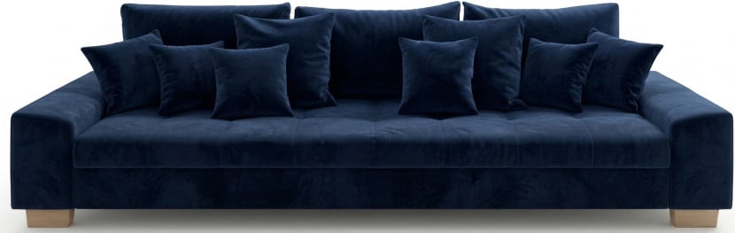 Sofa Kanapa Rozkładana z Funkcją Spania + Pojemnik do Salonu Magic Granat 960064