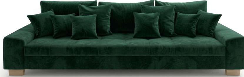 Sofa Kanapa Rozkładana z Funkcją Spania + Pojemnik do Salonu Magic Szary 960057