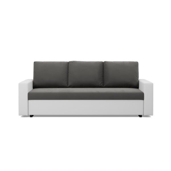 SOFA KANAPA rozkładana z funkcją spania – szara biała 323038