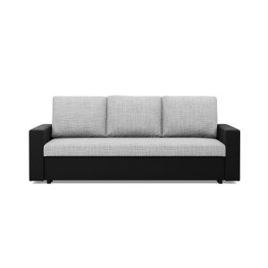 SOFA KANAPA rozkładana z funkcją spania – szara czarna 323039 SOFA KANAPA rozkładana z funkcją spania – szara czarna 323039