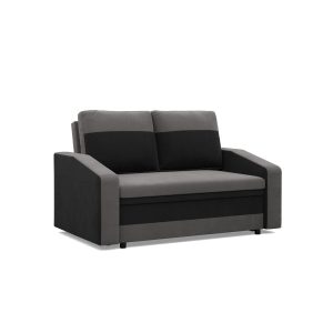 SOFA KANAPA rozkładana z funkcją spania szara czarna 309003 SOFA KANAPA rozkładana z funkcją spania szara czarna 309003