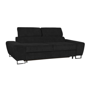 Sofa kanapa Savio salon Family meble czarny sztruks reg zagłówek 519920 Sofa kanapa Savio salon Family meble czarny sztruks reg zagłówek 519920