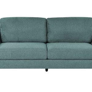 Sofa kanapa trzyosobowa tapicerowana zielona 190688 Sofa kanapa trzyosobowa tapicerowana zielona 190688
