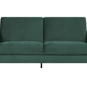 Sofa kanapa trzyosobowa welur zielona 191063 Sofa kanapa trzyosobowa welur zielona 191063