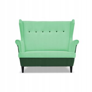 Sofa kanapa uszak ARI DUO skandynawska Family Meble zielono – miętowa 638428 Sofa kanapa uszak ARI DUO skandynawska Family Meble zielono – miętowa 638428