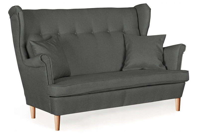 Sofa kanapa uszak Ari nie rozkłada Family Meble szara jasna 161061